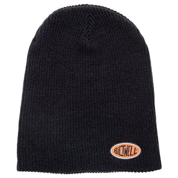 Biltwell Oval Beanie Black - front view