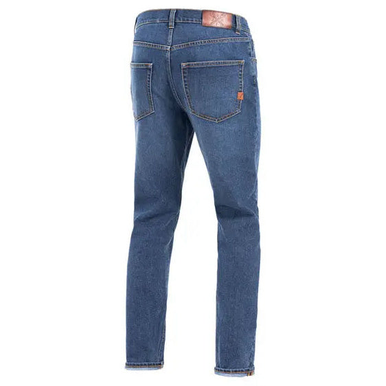 John Doe Classic Mono Jeans Indigo – rear three-quarter view