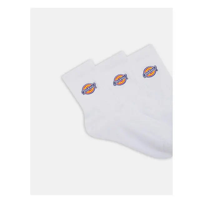 Dickies Valley Grove Mid Socks White - FREE UK Shipping, FREE 365 Day Returns | Moto Central
