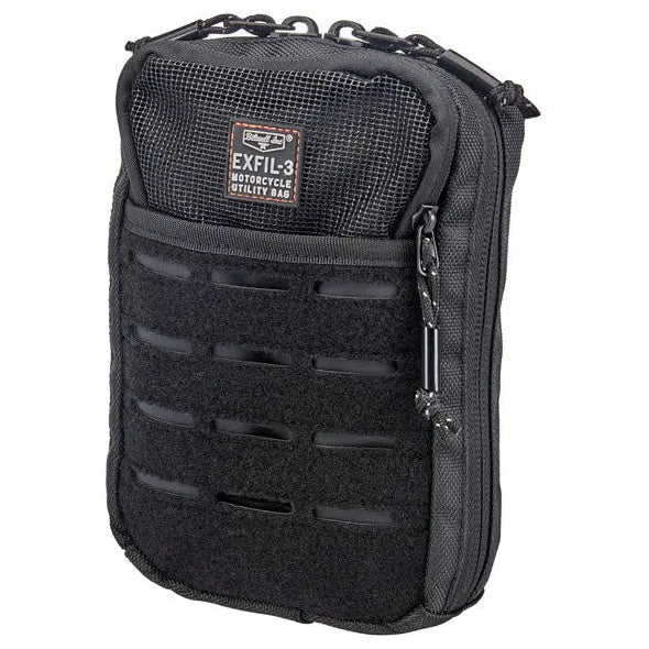 Biltwell Exfil-3 Bag Black - alternate front view