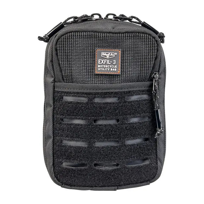Biltwell Exfil-3 Bag Black - FREE UK Shipping, FREE 365 Day Returns | Moto Central