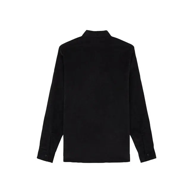 Dickies Corduroy Shirt Black - FREE UK Shipping, FREE 365 Day Returns | Moto Central