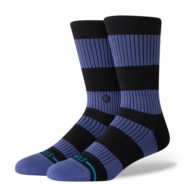 Stance Fred Crew Socks Blue / Black FREE UK Delivery, FREE 365 Day Returns | Moto Central