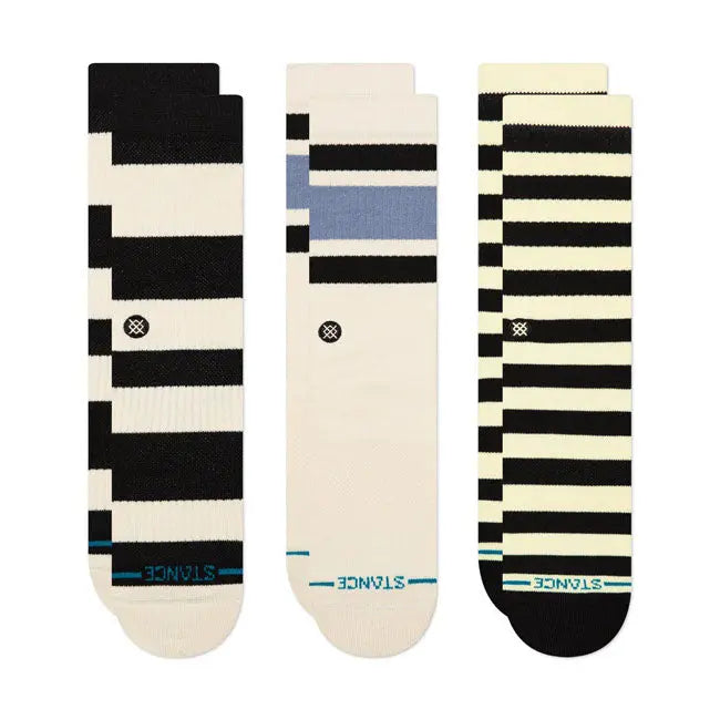 Stance Fred Crew Socks - Pack Of 3 FREE UK Delivery, FREE 365 Day Returns | Moto Central