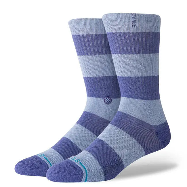 Stance Stacked Up Crew Socks Indigo FREE UK Delivery, FREE 365 Day Returns | Moto Central