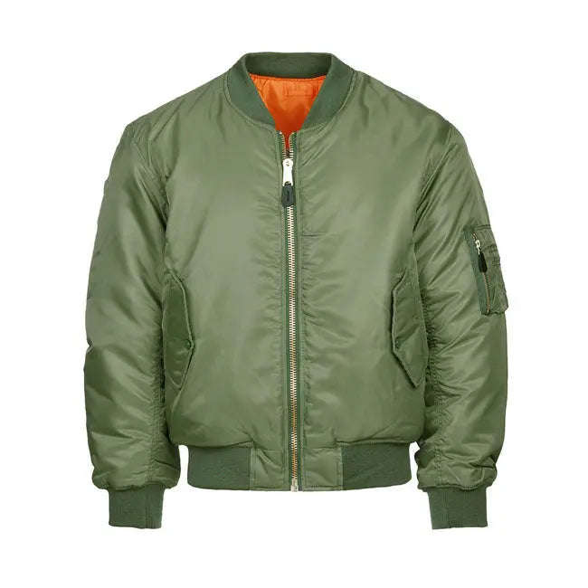 Army Surplus MA-1 Bomber Flight Jacket Green FREE UK Delivery, FREE 365 Day Returns | Moto Central