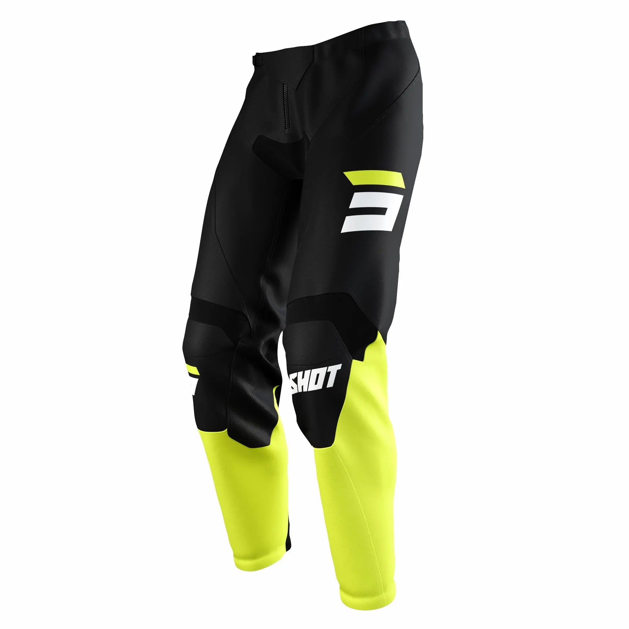 Shot Raw Trouser Burst Neon Yellow - FREE UK Shipping, FREE 365 Day Returns | Moto Central
