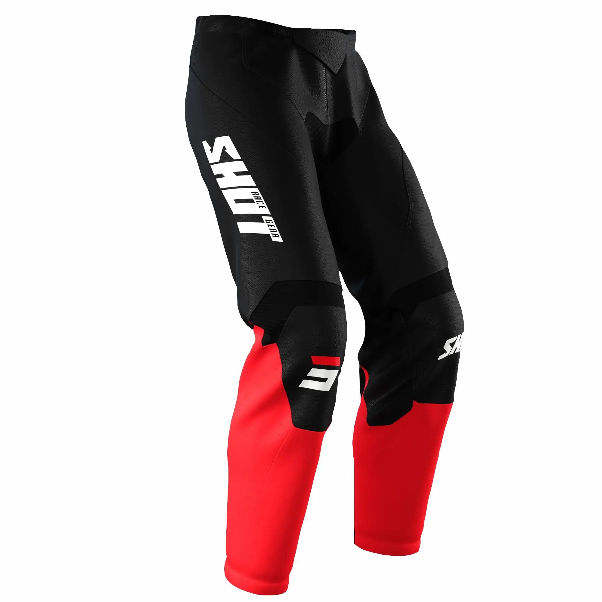 Shot Raw Trouser Burst Red - FREE UK Shipping, FREE 365 Day Returns | Moto Central