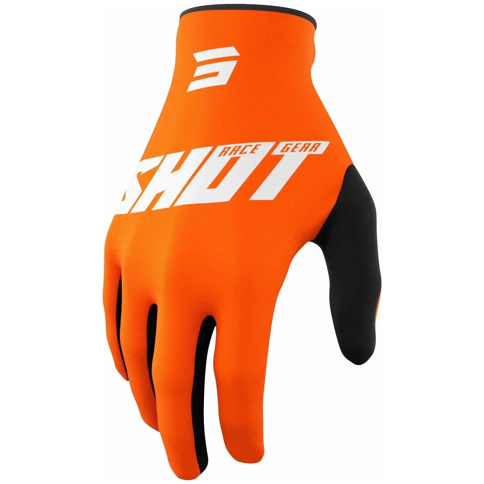 Shot Raw Gloves Burst Orange - FREE UK Shipping, FREE 365 Day Returns | Moto Central
