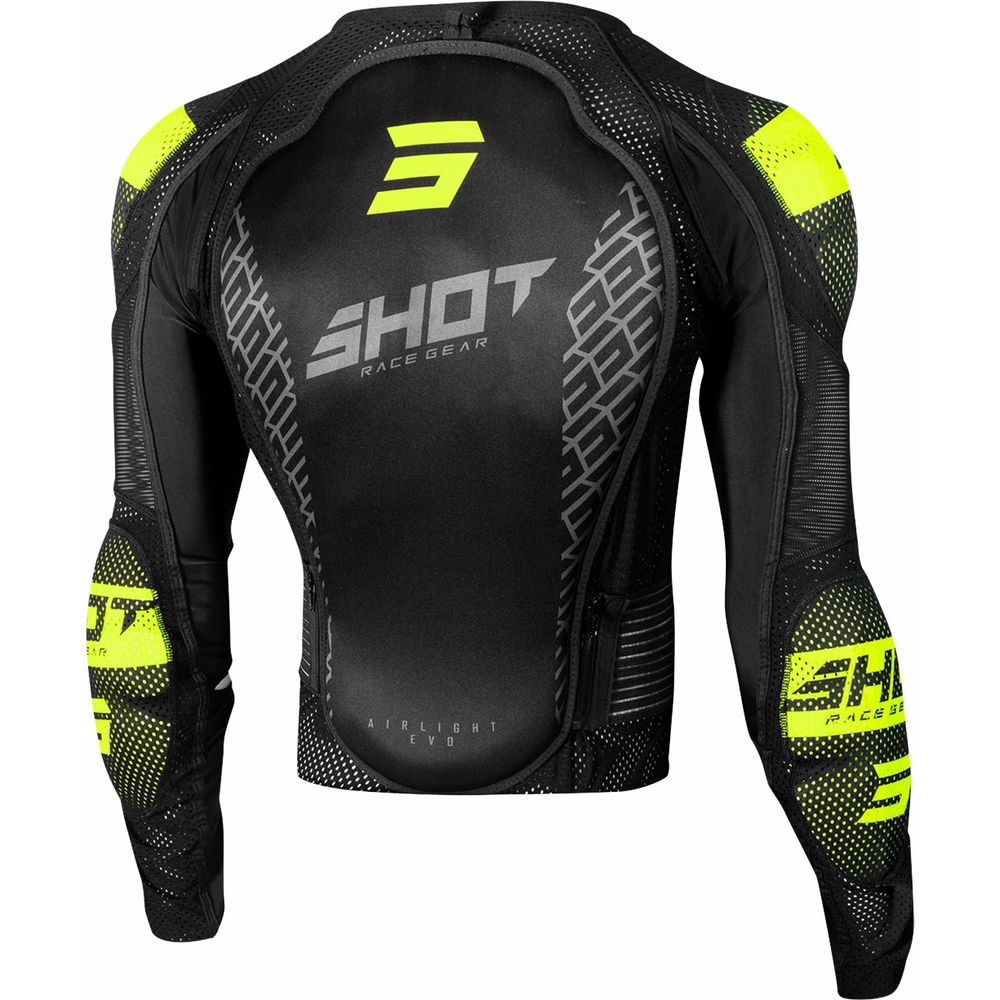 Shot Airlight 2.0 Youth / Kids Protective Jacket Black
