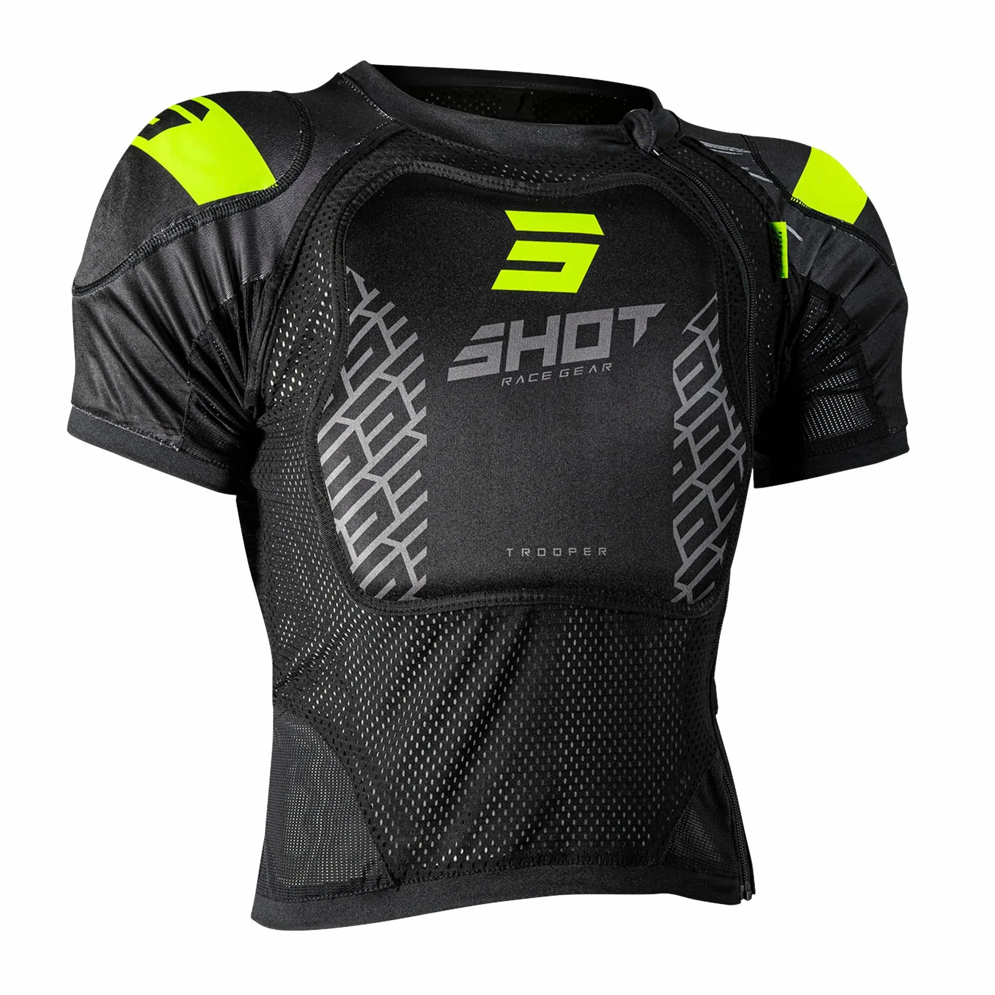 Shot Trooper Protective Jacket Black - FREE UK Shipping, FREE 365 Day Returns | Moto Central