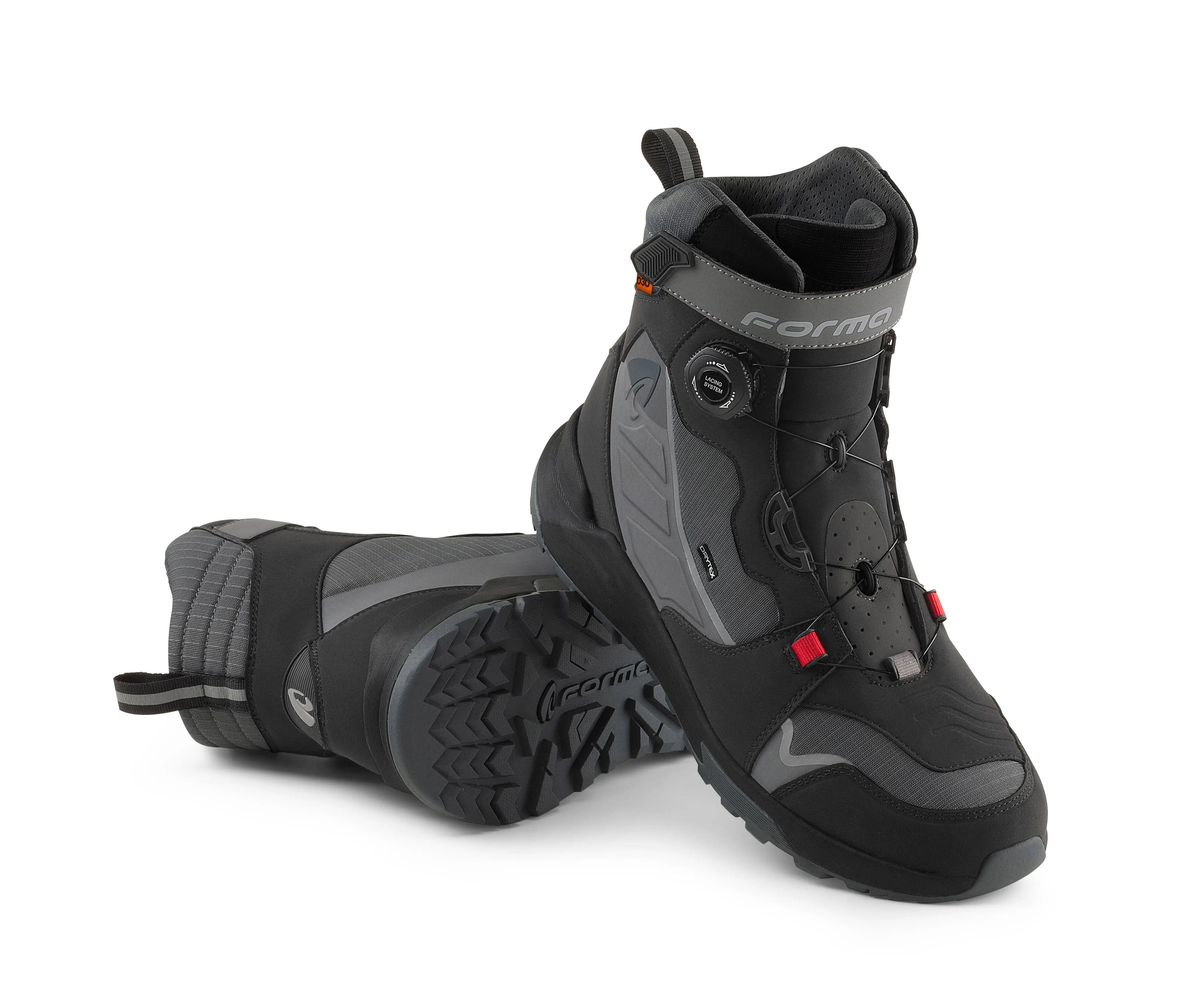 Forma ADV Kite Dry Boots Black / Anthracite  - FREE UK Shipping, FREE 365 Day Returns | Moto Central