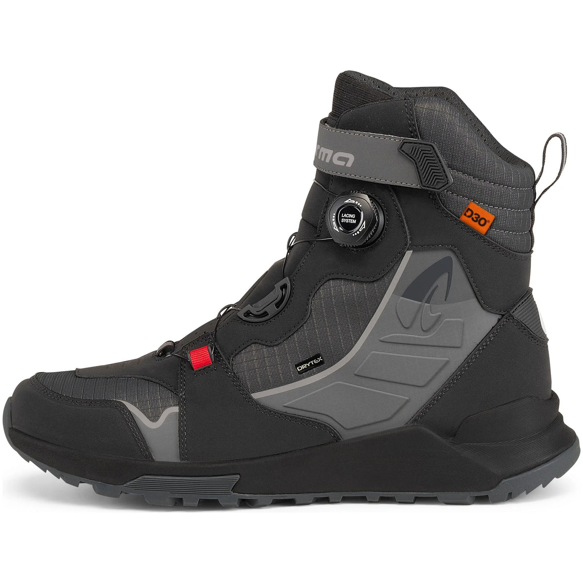 Forma ADV Kite Dry Boots Black / Anthracite – inner side view