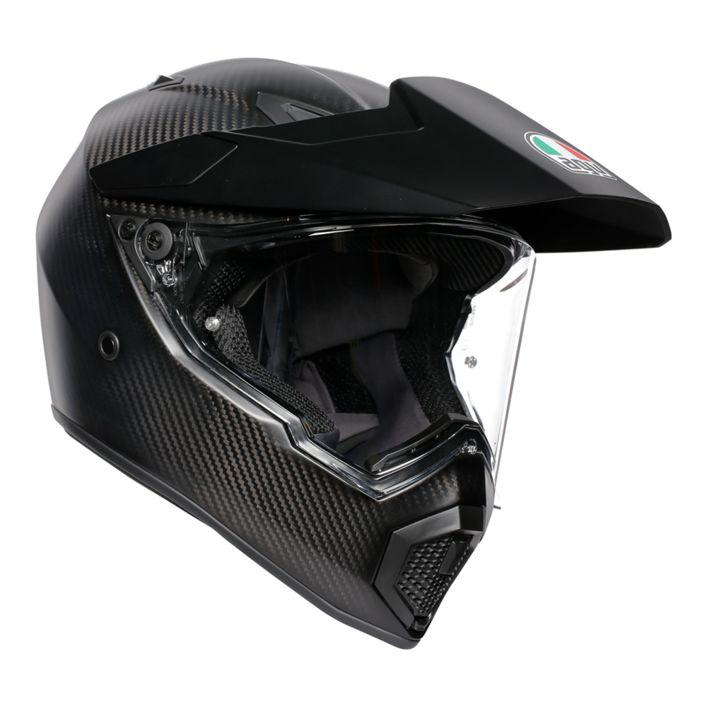 AGV AX9 ECE 22.06 Solid Matt Carbon