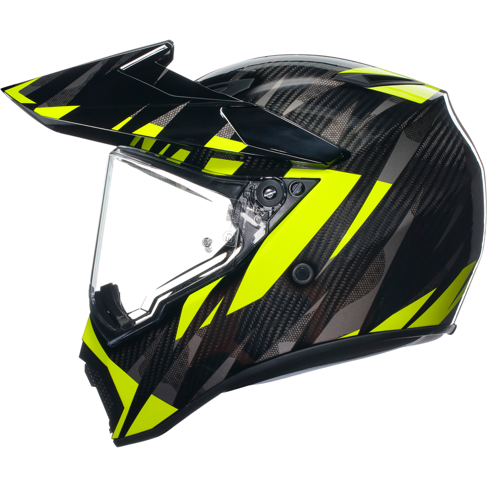 AGV AX9 ECE 22.06 Steppa Carbon / Grey / Fluo Yellow