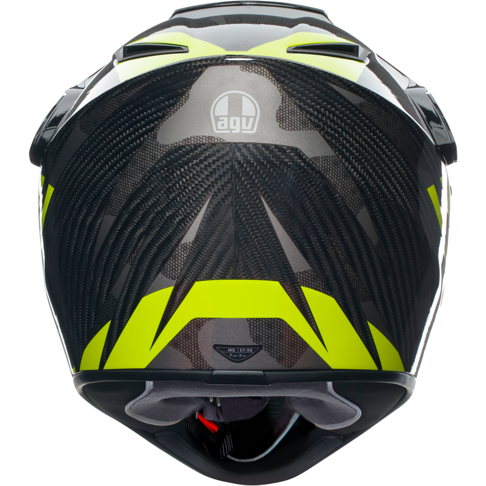 AGV AX9 ECE 22.06 Steppa Carbon / Grey / Fluo Yellow