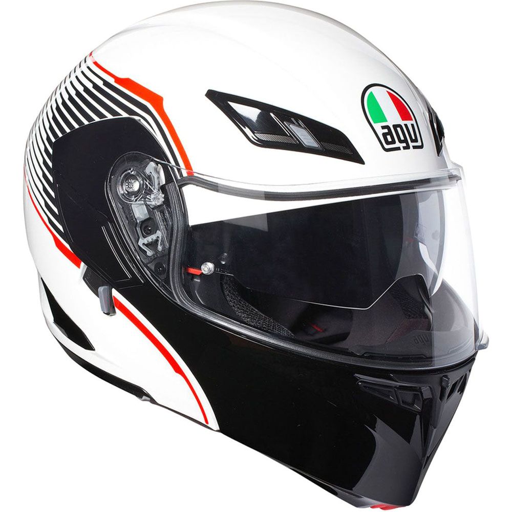 AGV Compact-ST Vermont White / Black / Red