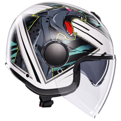 AGV Eteres Ghepard White / Black / Green