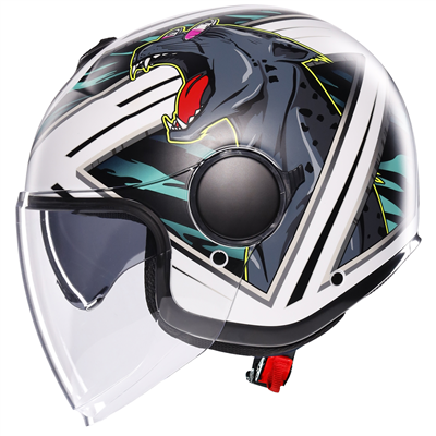 AGV Eteres Ghepard White / Black / Green