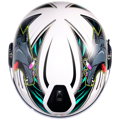 AGV Eteres Ghepard White / Black / Green