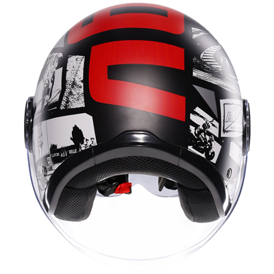 AGV Eteres History Matt Black / White / Red