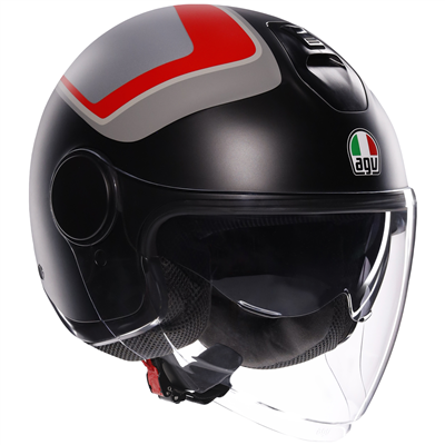 AGV Eteres Scaglieri Matt Grey / Red
