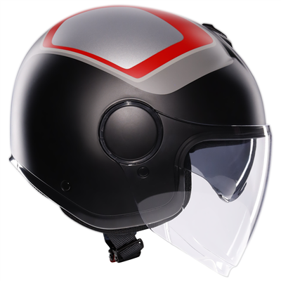 AGV Eteres Scaglieri Matt Grey / Red