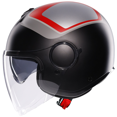 AGV Eteres Scaglieri Matt Grey / Red