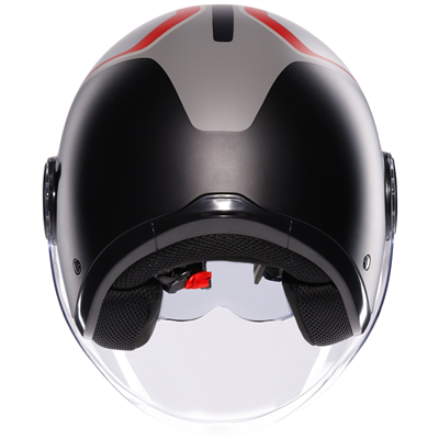 AGV Eteres Scaglieri Matt Grey / Red