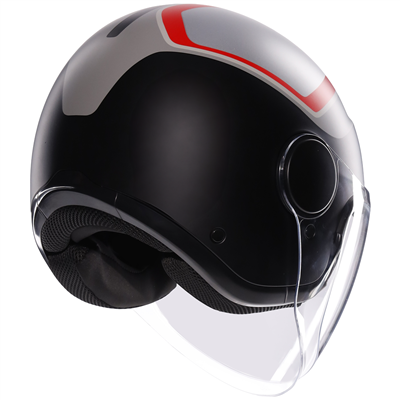 AGV Eteres Scaglieri Matt Grey / Red