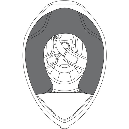 AGV K1 / K1-S Cheek Pads Black