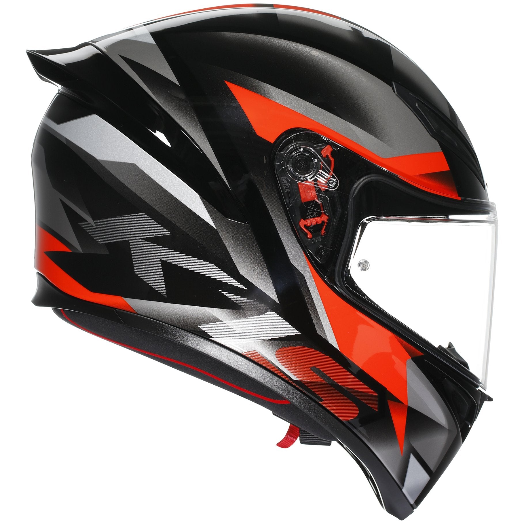 AGV K1-S Fastlap Black / Grey / Red