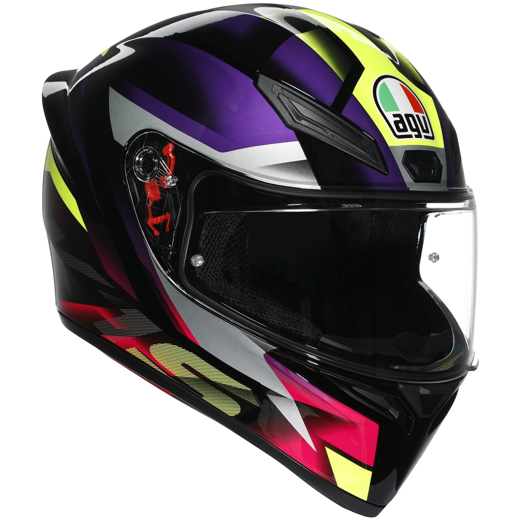 AGV K1-S Fastlap Black / Purple / Pink