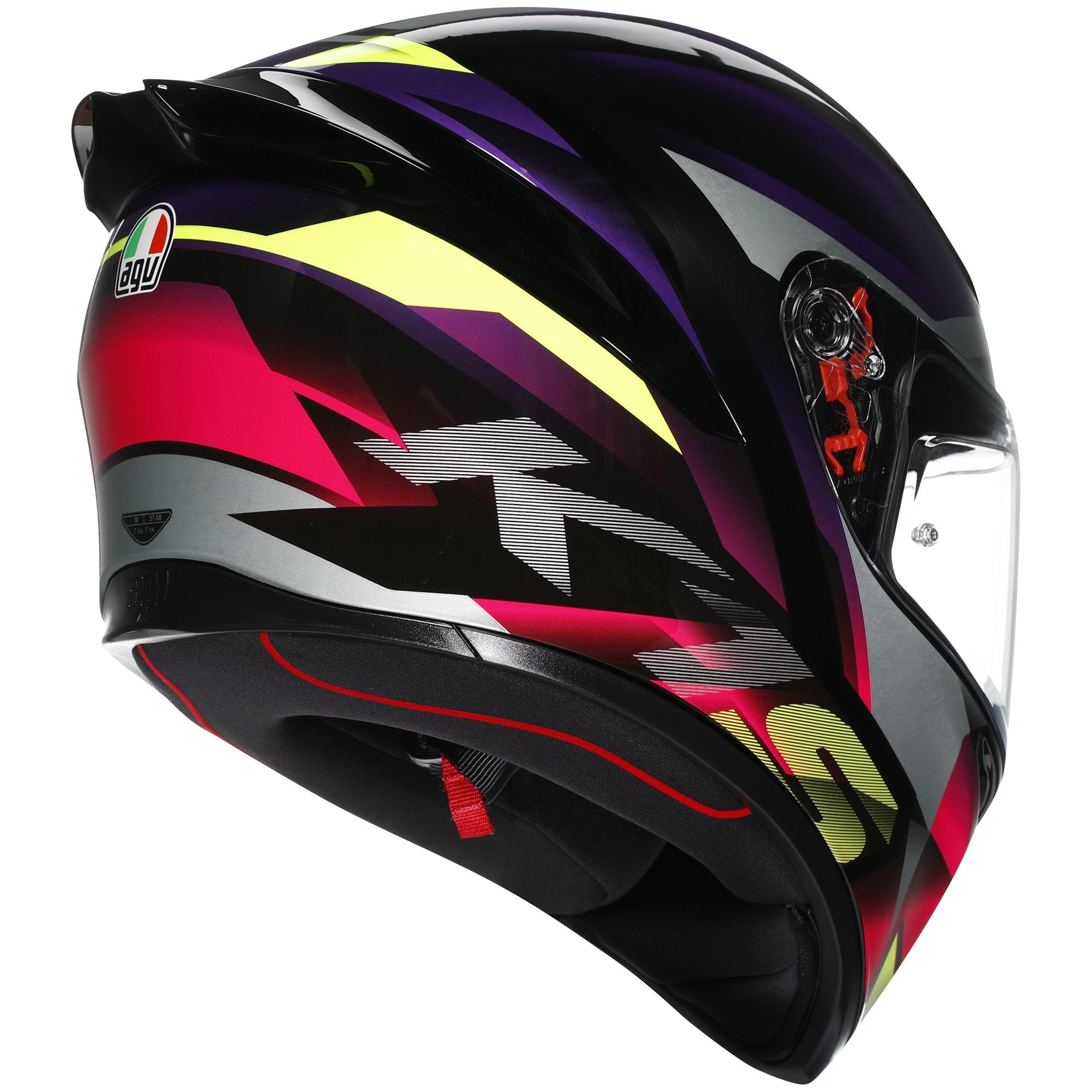 AGV K1-S Fastlap Black / Purple / Pink