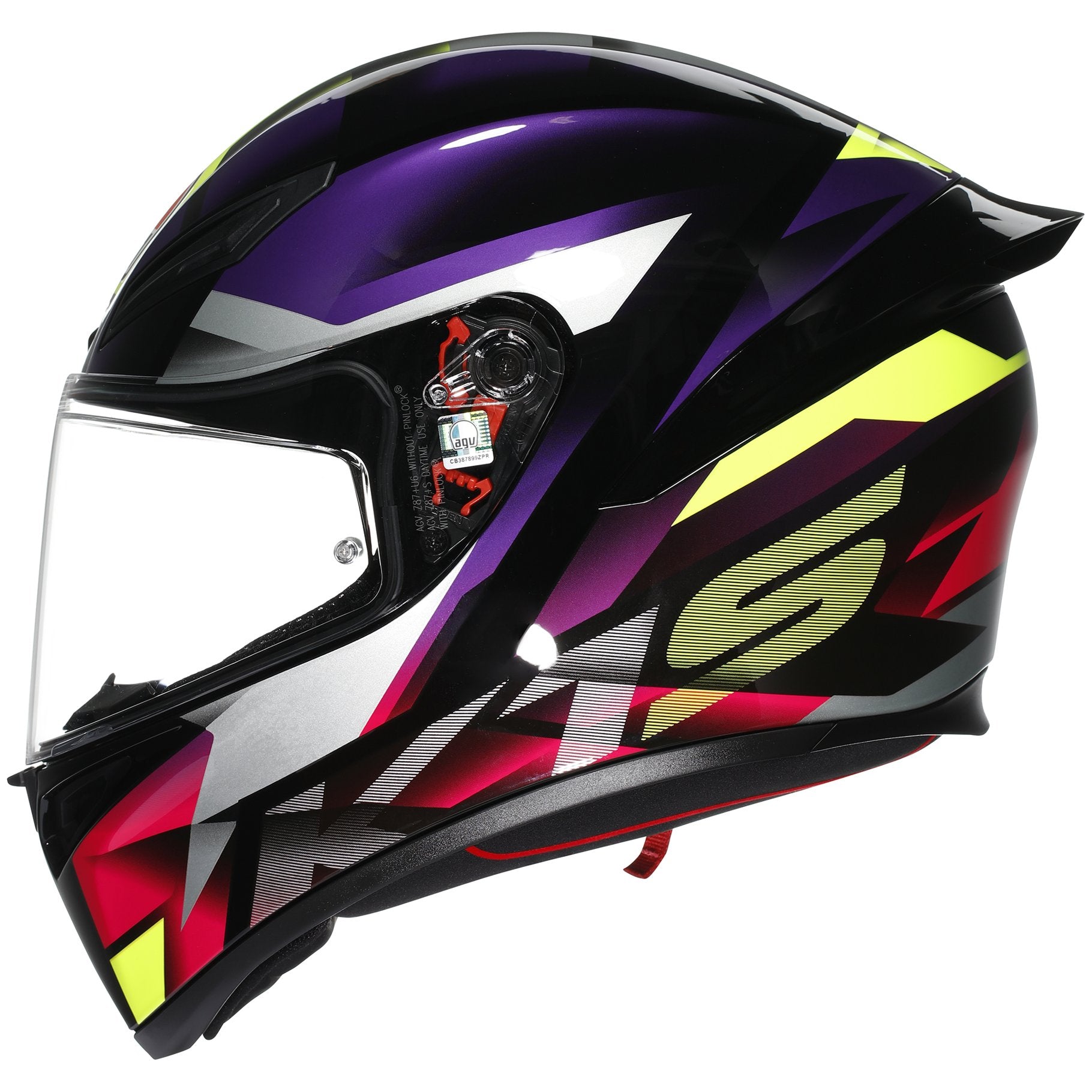 AGV K1-S Fastlap Black / Purple / Pink