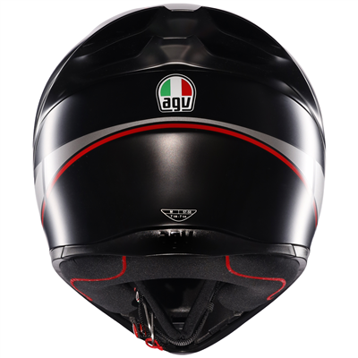 AGV K1-S Lap Matt Black / Grey / Red