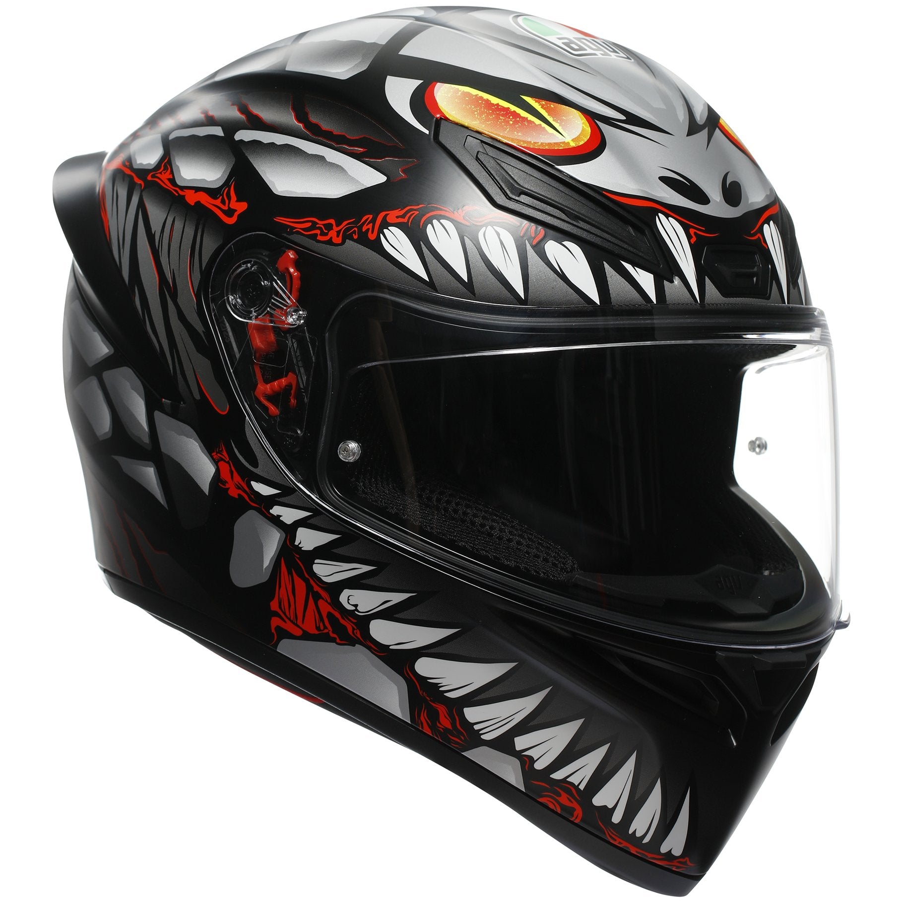 agv helmet sale uk AGV K1-S Lyzard Black / Grey / Red