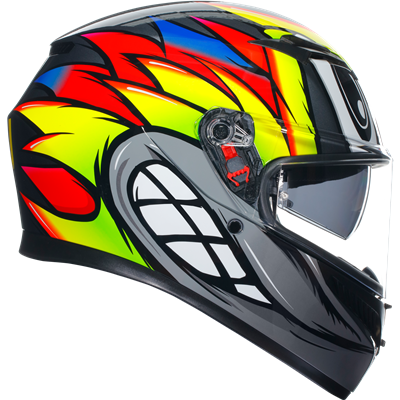 AGV K3 Birdy 2.0 ECE 22.06 Grey / Yellow / Red