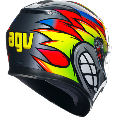 AGV K3 Birdy 2.0 ECE 22.06 Grey / Yellow / Red