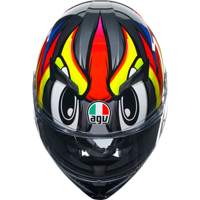 AGV K3 Birdy 2.0 ECE 22.06 Grey / Yellow / Red