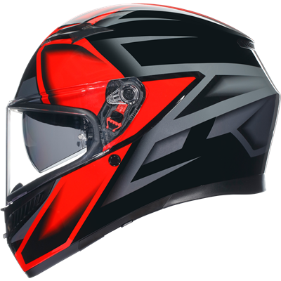 AGV K3 Compound ECE 22.06 Black / Red