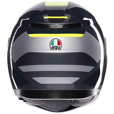 AGV K3 ECE 22.06 Shade Grey / Fluo Yellow