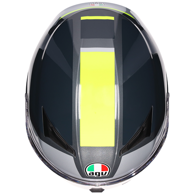 AGV K3 ECE 22.06 Shade Grey / Fluo Yellow