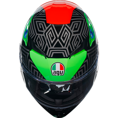 AGV K3 Kamaleon ECE 22.06 Black / Red / Green