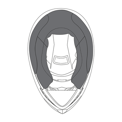 AGV K5 Cheek Pad Blue