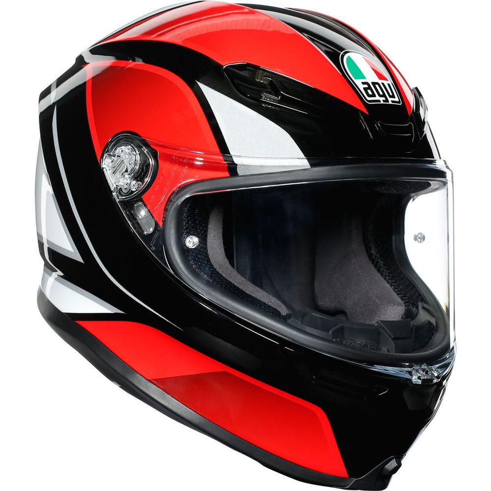 AGV K6 Hyphen Black / Red / White