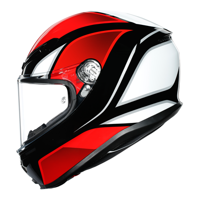 AGV K6 Hyphen Black / Red / White