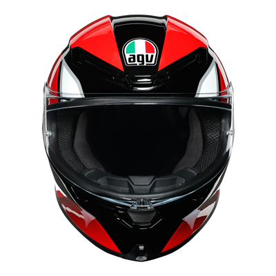 AGV K6 Hyphen Black / Red / White