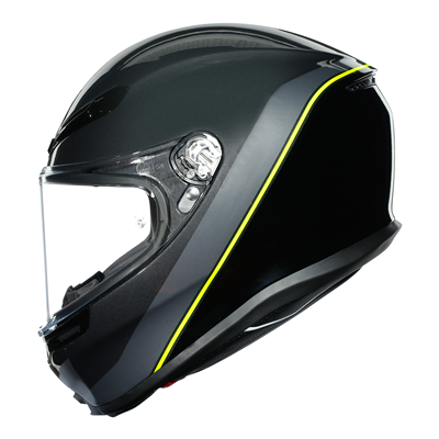 AGV K6 Minimal Gunmetal / Black / Fluo Yellow