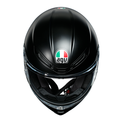AGV K6 Minimal Pure Matt Black / White / Red